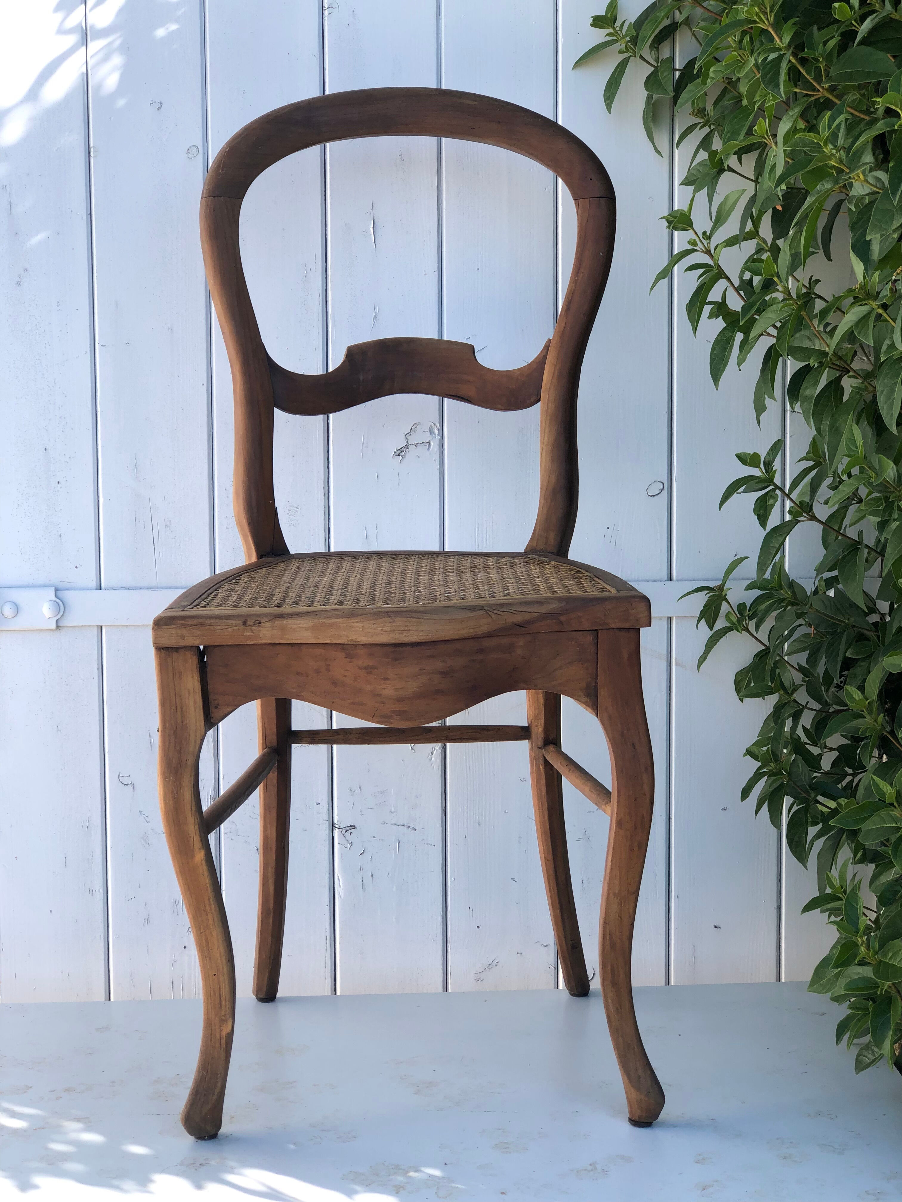 Old cane chair