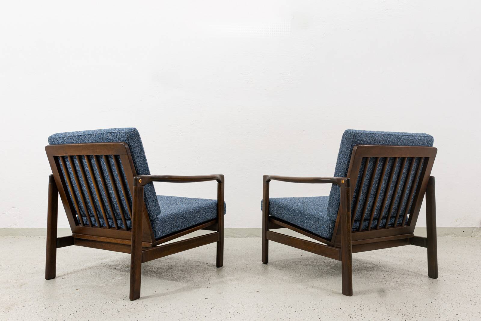 Fauteuil des années 60 par Zenon Bączyk, Pologne.