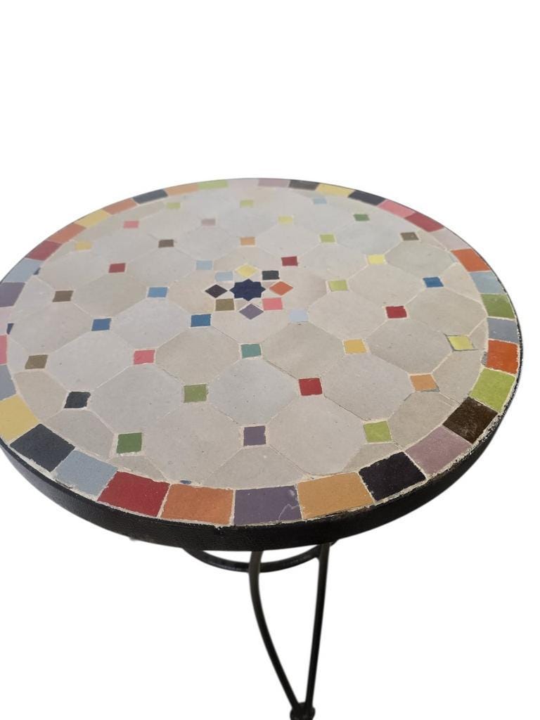 Moroccan mosaic table / side table / bistro table