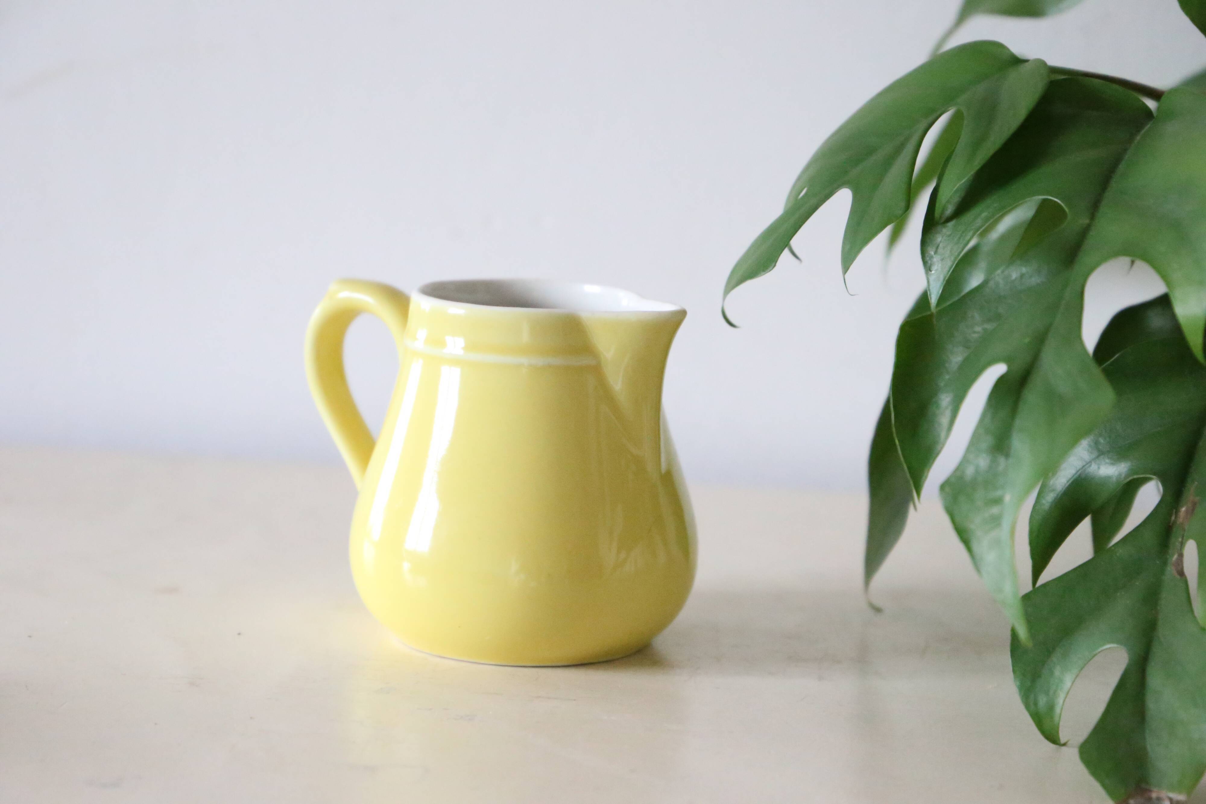 Ceramic creamer, vintage, France, 1950