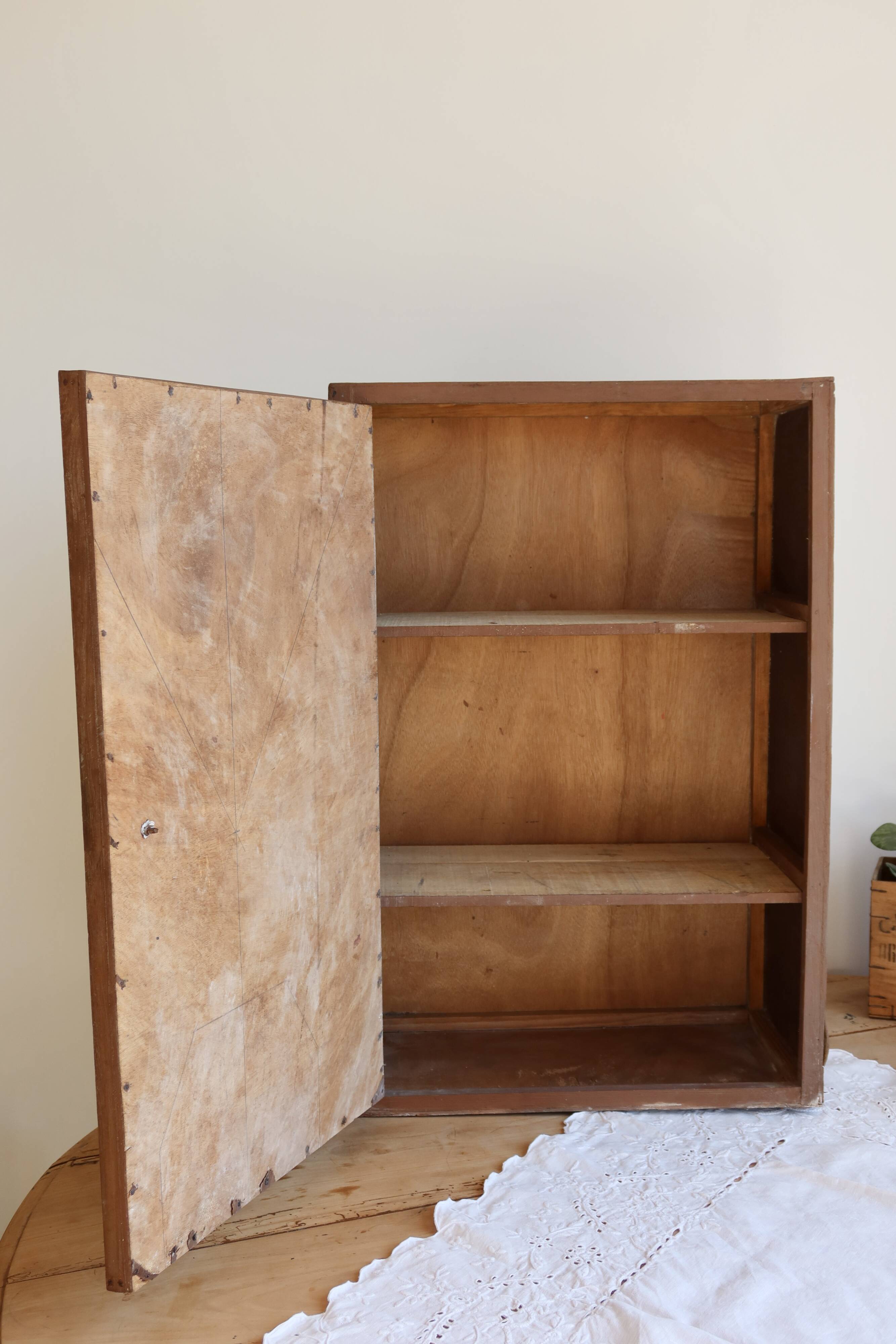 Antique painted wooden storage furniture