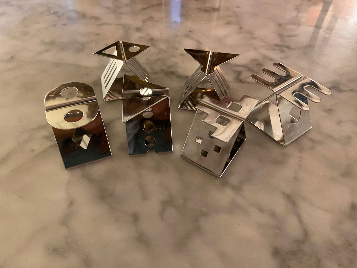 Series of 6 napkin rings Nathalie du Pasquier