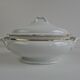 Soupière en porcelaine Art Déco tchécoslovaque des années 1930 par Duchcov Eduard Eichler
