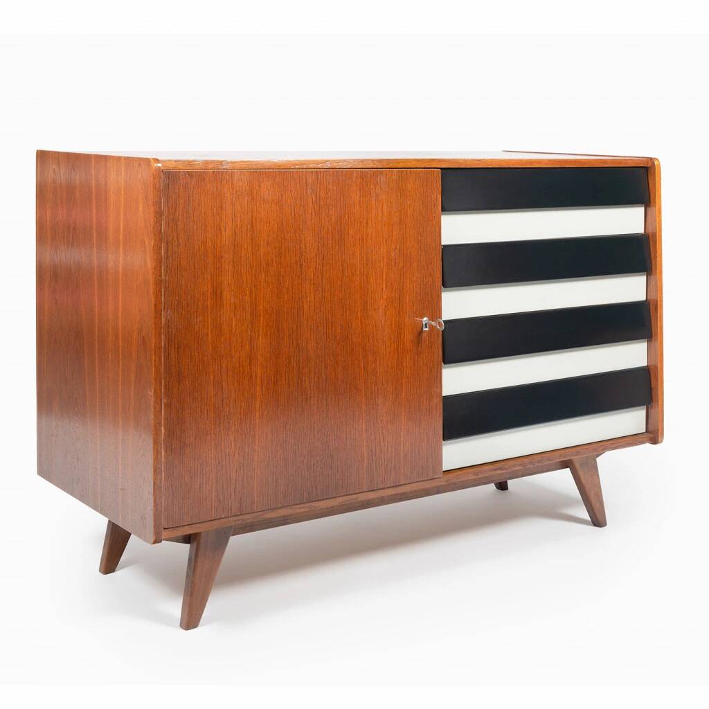 Original U-458 cabinet designed by Jiří Jiroutek in 1958