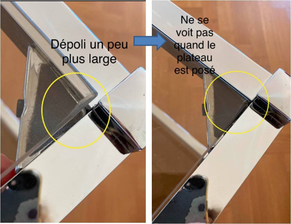 80s chrome and smoked glass trolley