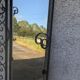 Wrought iron coat rack