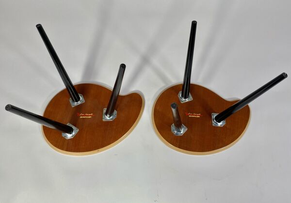 Paire de tables basses haricot Zoe Murphy