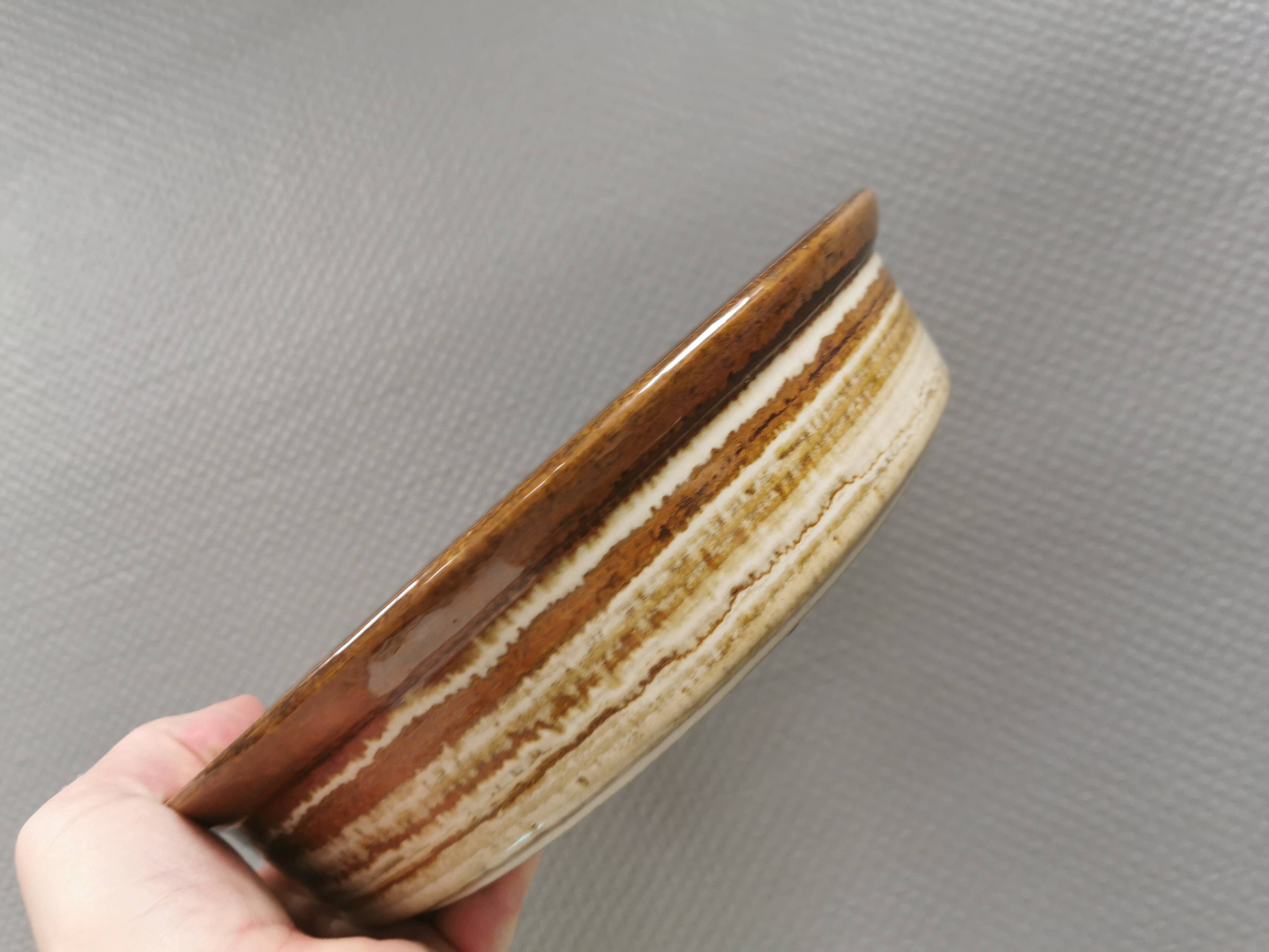 Large ceramic dish from Danske Søholm 1970-80s.
