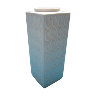 Vase en porcelaine Seltmann biscuit, Allemagne de l’ouest moderniste des années 1970