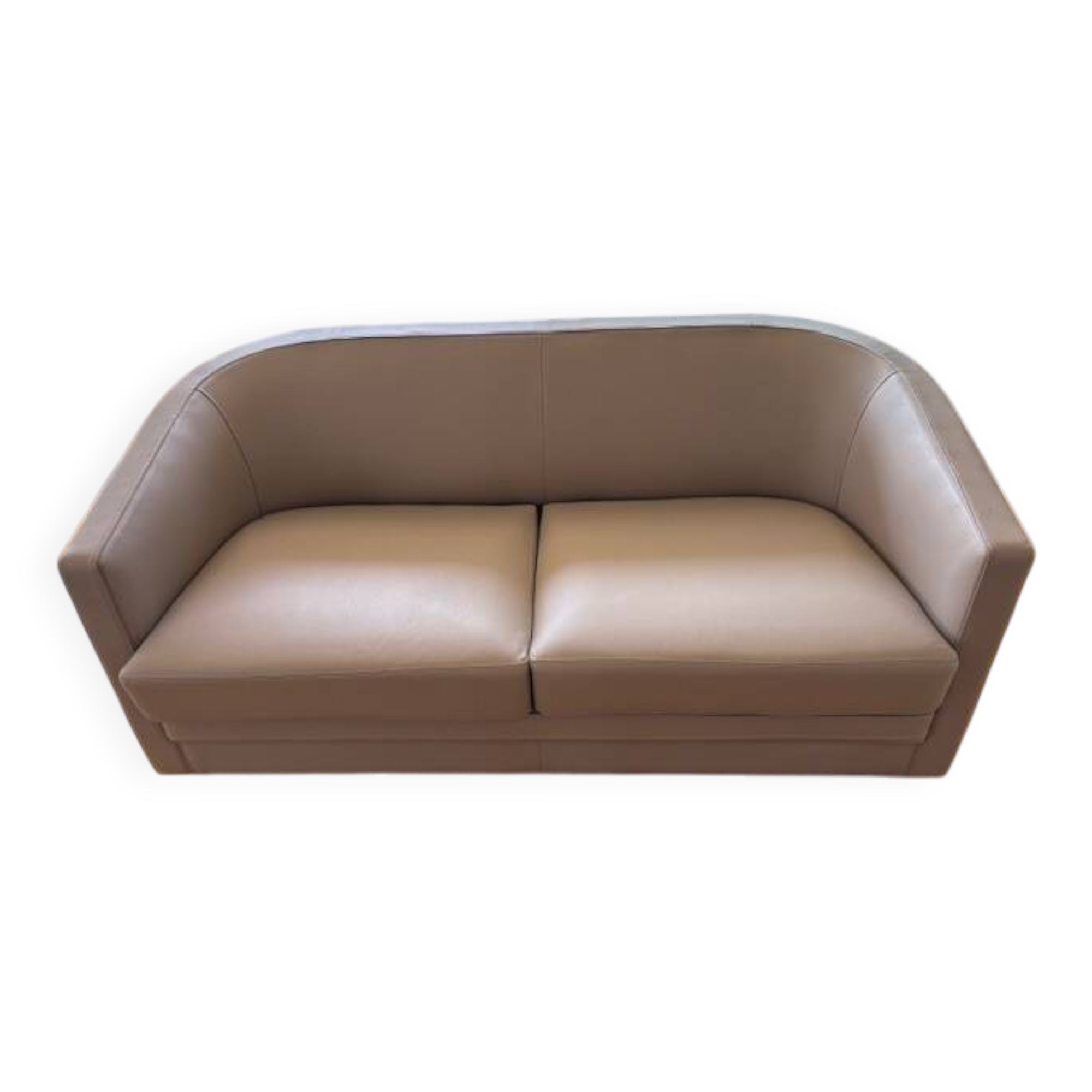 Canapé cuir convertible - neology - modèle mercure