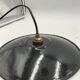 2 enameled sheet metal pendant lights