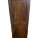 Vintage wooden filing cabinet with roller shutter