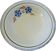 Flat hollow round old earthenware hbcm model queen 28.5 cm