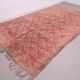 Pink Vintage Moroccan Rug 204 x 340 cm - Berber Wool Rug - Handmade Rug Boh