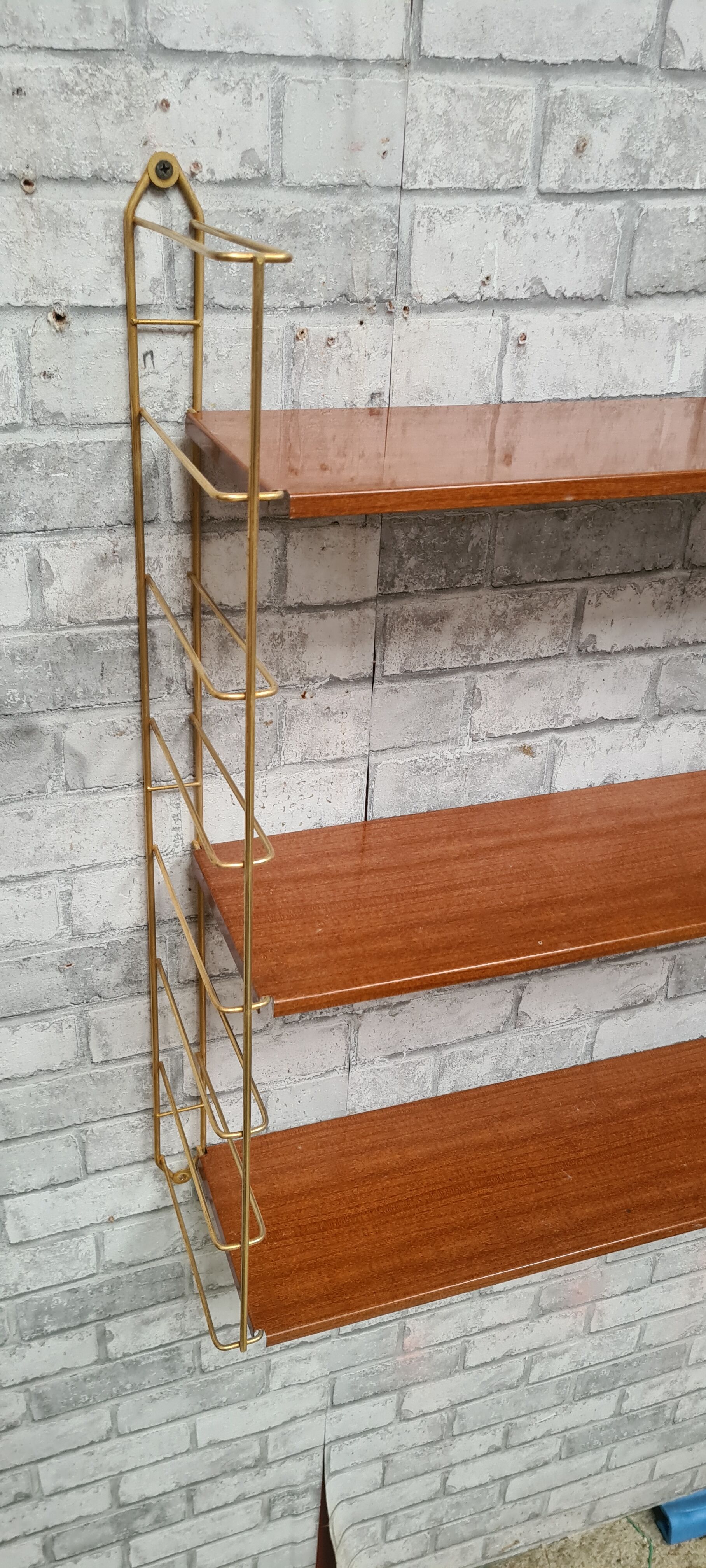 Vintage steel shelf 1960