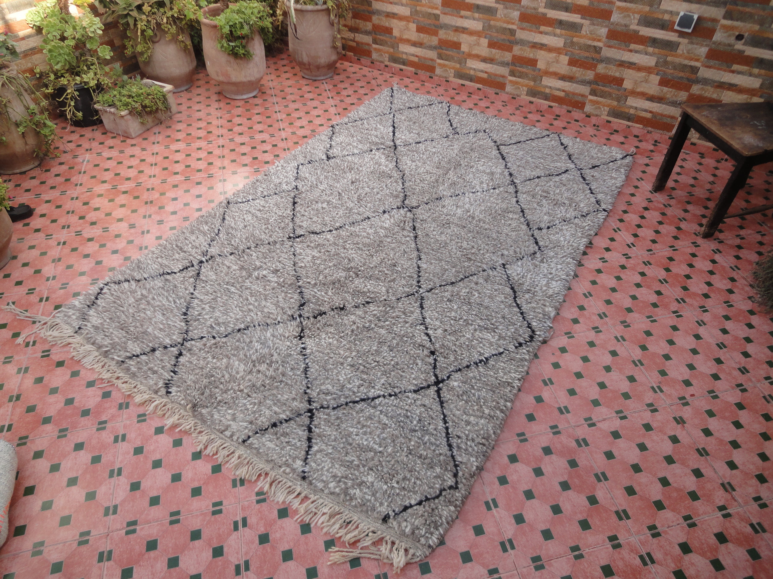 Carpet beni ourain 251 x 162 cm