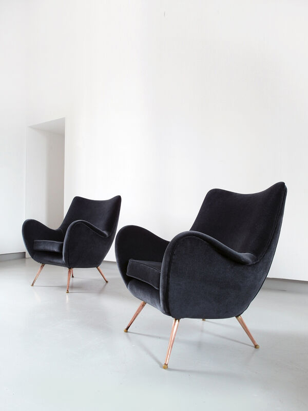 Fauteuil sculptural de Melchiorre Bega de 1955