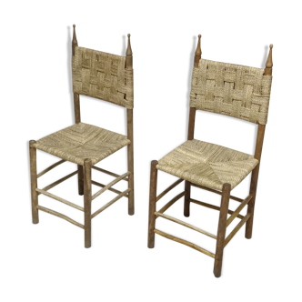 Paire de chaises Italiennes, 1960