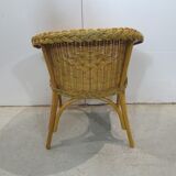 Braided Wicker Chair