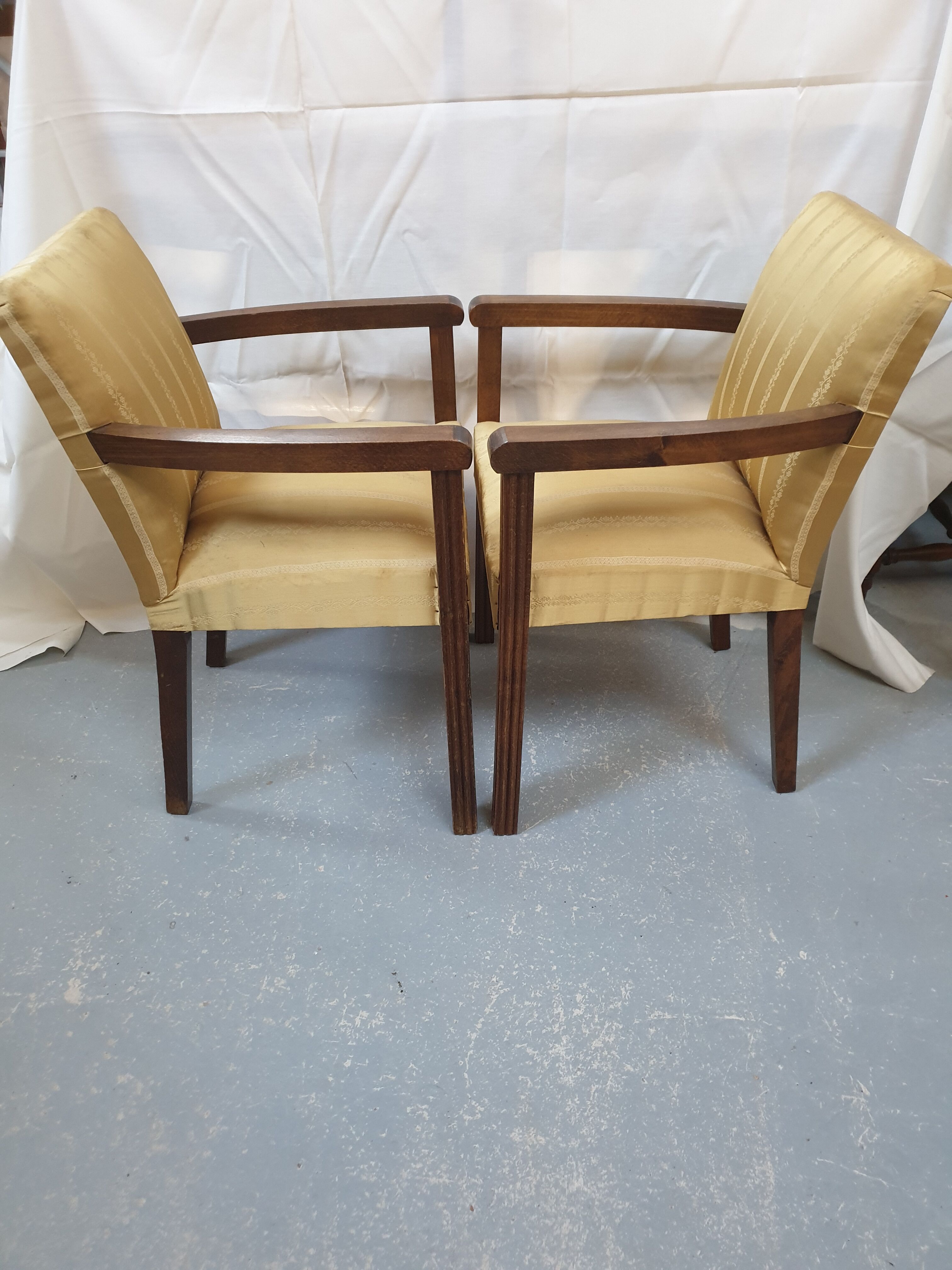 Pair of armchairs art deco