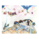 Tableau hst travail de copiste van gogh "marronniers à fleurs rouge parc ar
