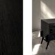 Mid-Century Modern Scandinavian Dark Oak Sideboard with Metal Handles