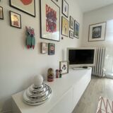 Monoprix chrome wall light