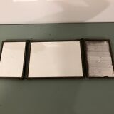 Old barber triptych mirror