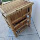 Vintage design bamboo bedside table