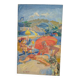 Canvas signed by Paul Braudey – Beach scene, oil on canvas 61 × 38 cm