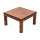Coffee table in elm burl - 1970s