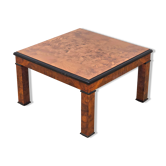 Coffee table in elm burl - 1970s