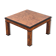 Coffee table in elm burl - 1970s