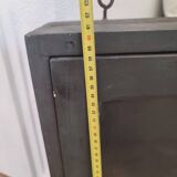 Old vintage display stand - closable wall shelf