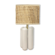 Lamp Charlotte Blanche Raphia - Cosin Paris