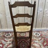 Série de chaises paillées salle à manger