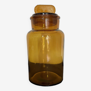 Amber apothecary jar