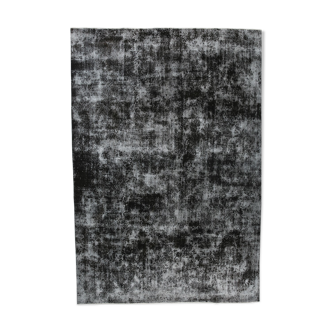 Oversize black turkish rug 351x241cm