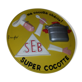 advertising seb my casserole after unenamelled thermo-shaped Drill