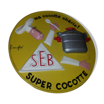 Publicité seb ma cocotte d'après foré non émaillé thermo-formé