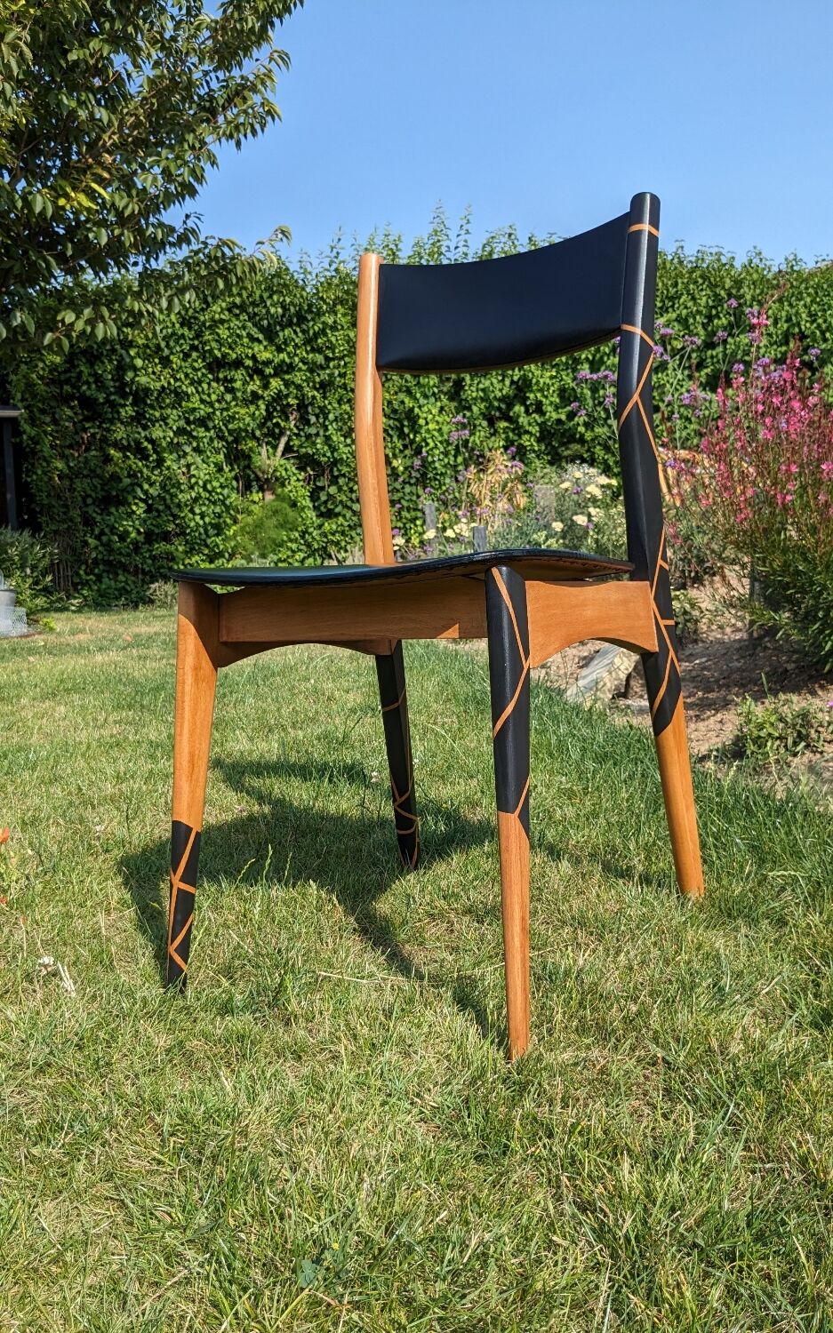 Vintage Scandinavian chair upgraded