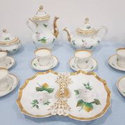 Service à café, porcelaine blanche avec dorure, KPM, Allemagne, 19e siècle