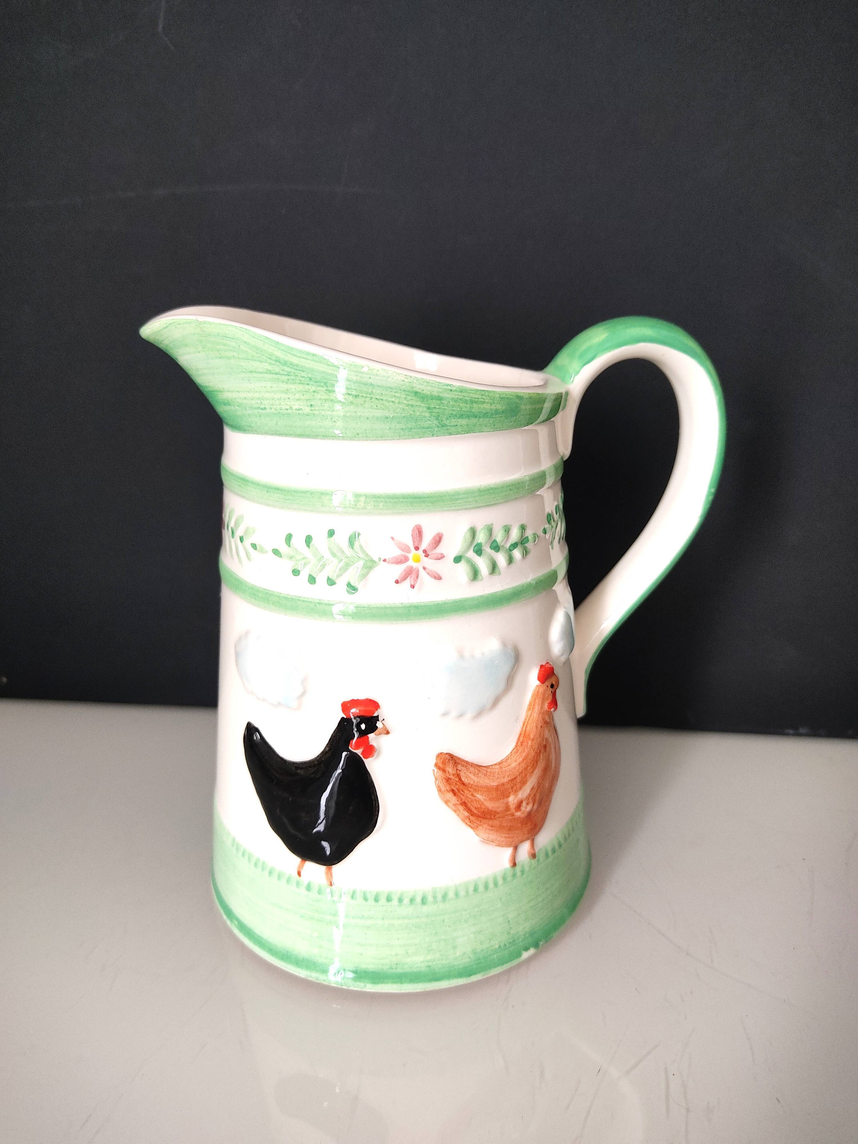 Andrea West rooster pitcher for Sigma