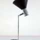 Italian Mid-Century Desk Lamp, Chrome and Black, 1960s