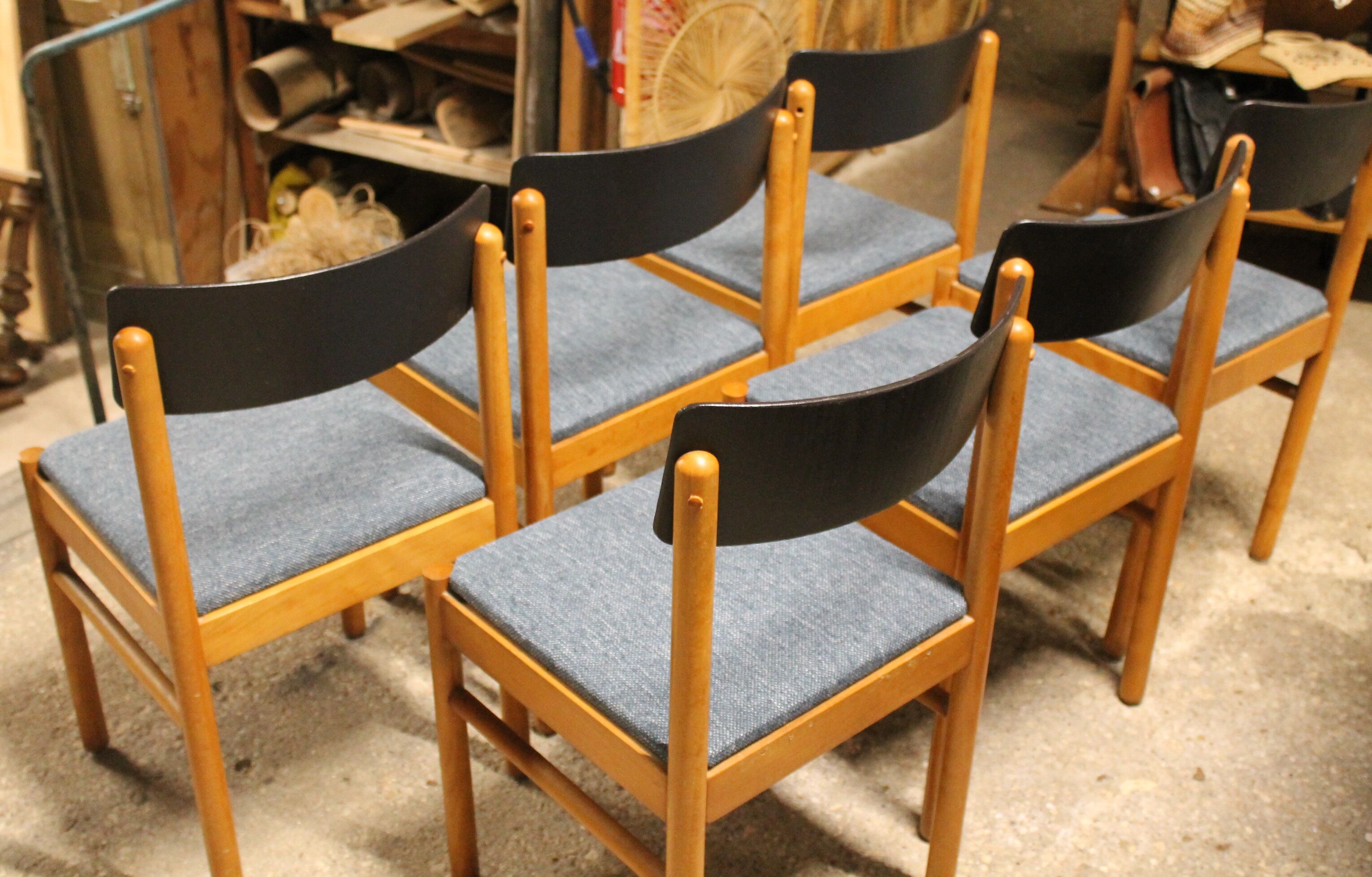 Set of six chairs Baumann model Nadia