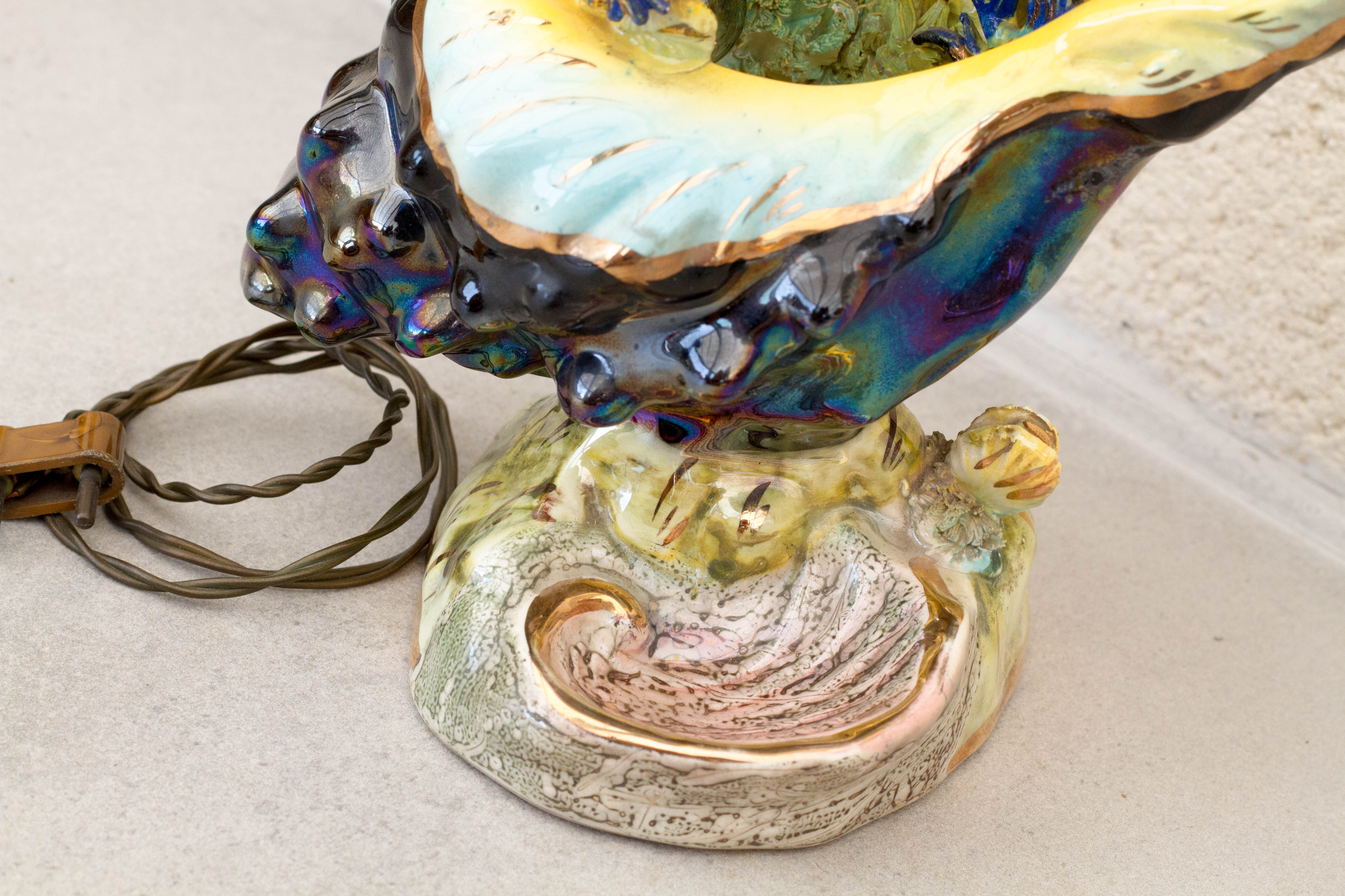 Monaco shell lamp from the 1950s