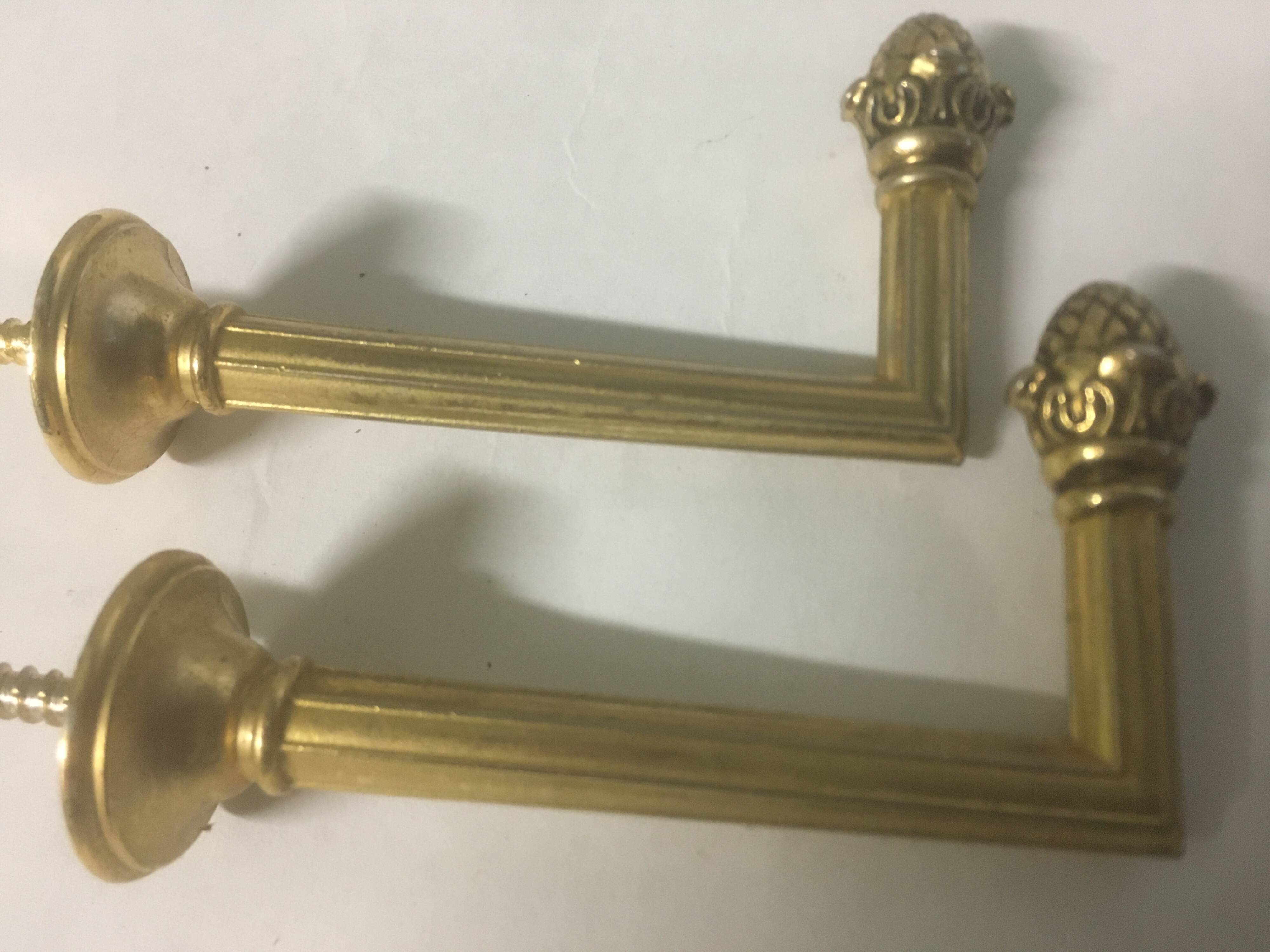 Brass tieback