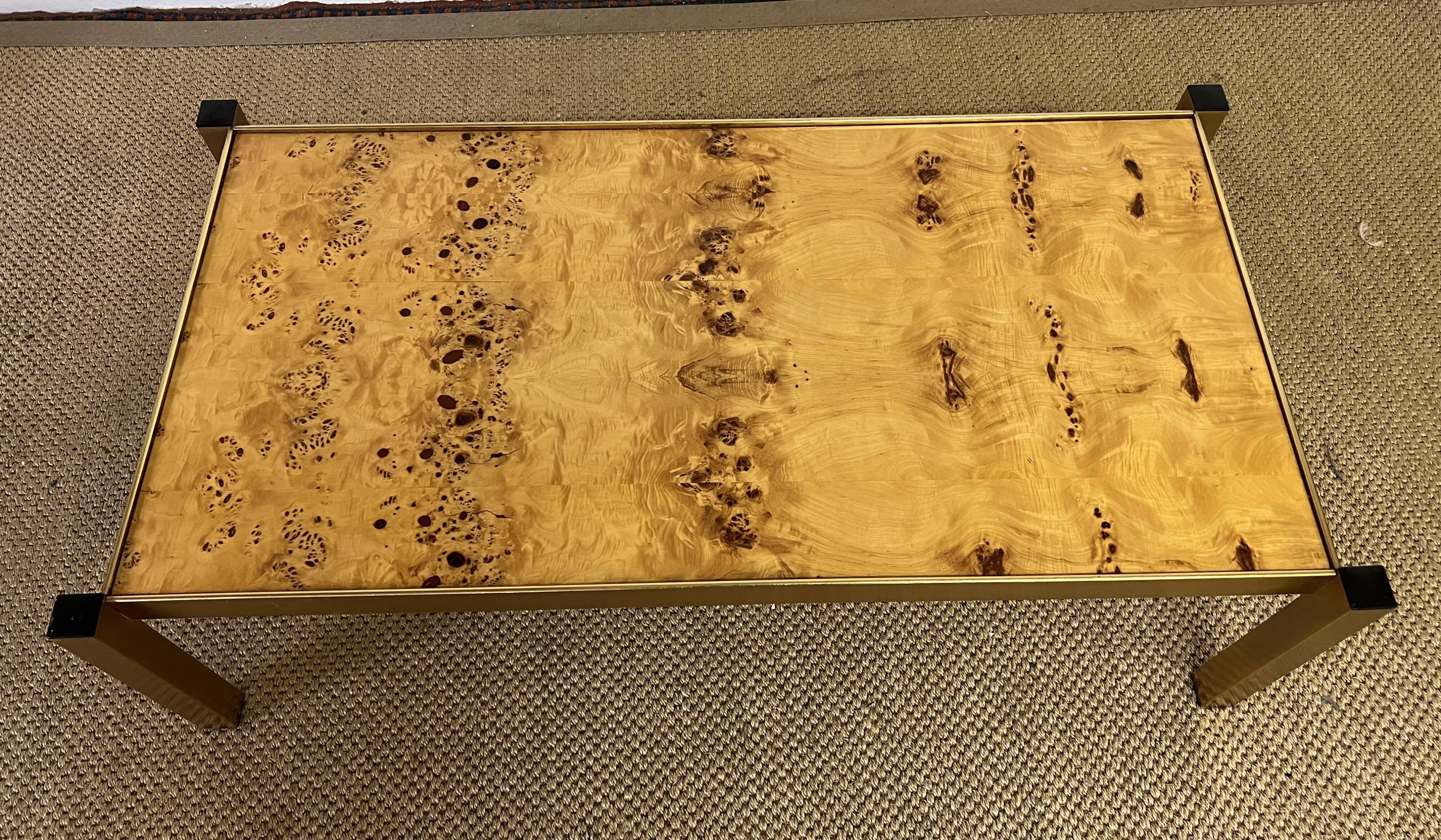 Elm magnifying glass coffee table