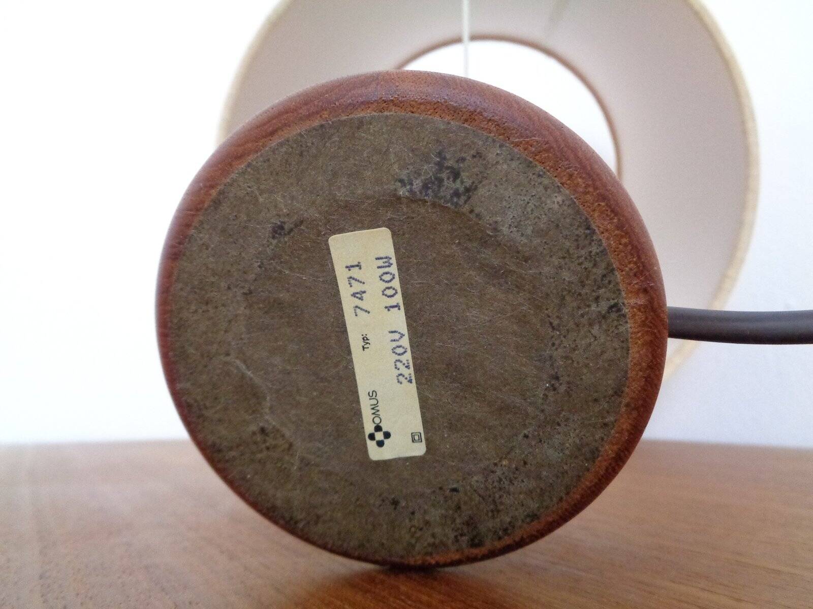 Teak Table Lamp from Domus, 1960s