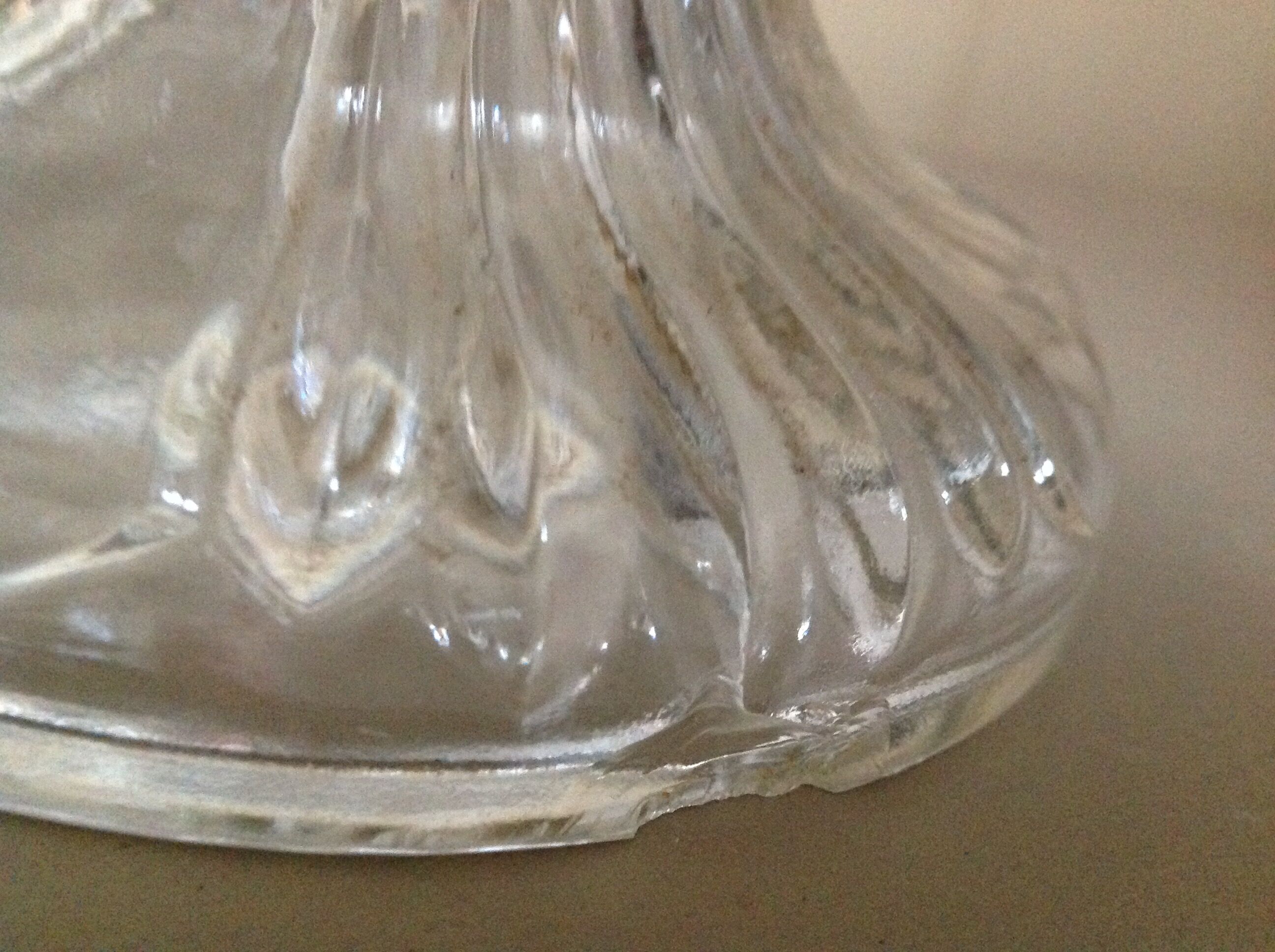 Structured glass shower shower pie dish 60/70
